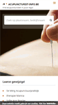 Mobile Screenshot of acupuncturist-info.be