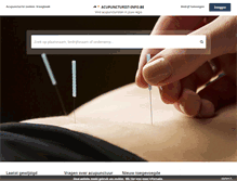 Tablet Screenshot of acupuncturist-info.be